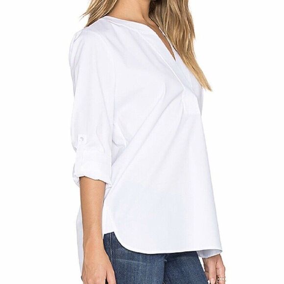 DIANE VON FURSTERBERG Blouse/Tunic, 4, Esti, Stretch, Long sleeve, Off-white - Picture 14 of 14